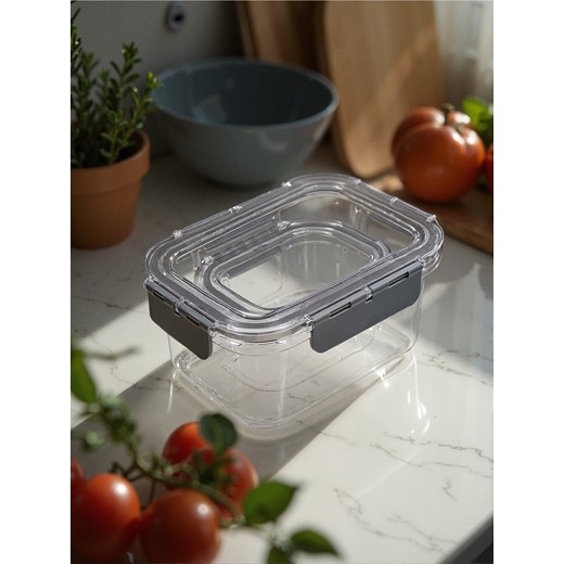 Sinsay - Pojemniki na żywność z pokrywką 2 pack - szary Sinsay One Size Sinsay