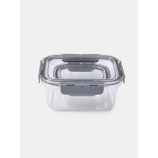 Sinsay - Pojemniki na żywność z pokrywką 2 pack - szary Sinsay One Size Sinsay