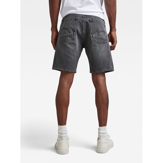 G-Star Raw Szorty jeansowe D20776-D291-C778 Szary Regular Fit ze sklepu MODIVO w kategorii Spodenki męskie - zdjęcie 184032745