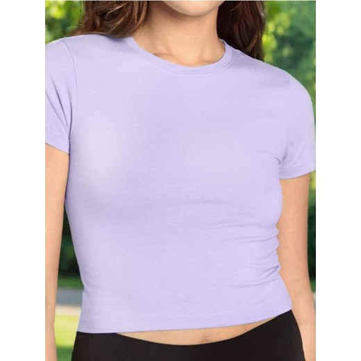 Sinsay - Crop top - fioletowy Sinsay XXS Sinsay