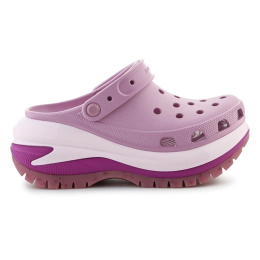 Klapki Crocs Mega Crush Clog 207988-5BX fioletowe ze sklepu ButyModne.pl w kategorii Klapki damskie - zdjęcie 184033518