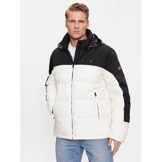 Champion Kurtka przejściowa Jacket 219191 Écru Regular Fit ze sklepu MODIVO w kategorii Kurtki męskie - zdjęcie 184034455