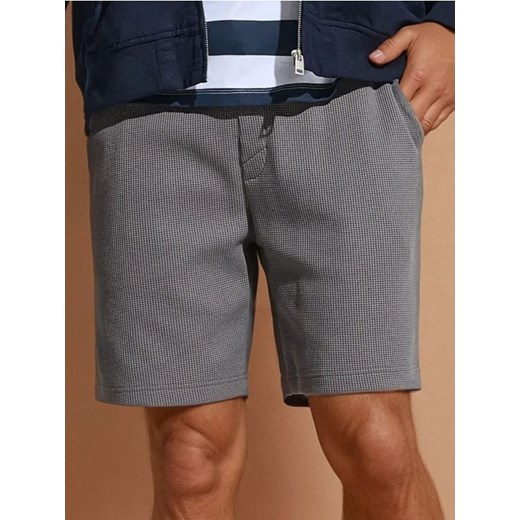 Sinsay - Szorty z wiązaniem - szary ze sklepu Sinsay w kategorii Spodenki męskie - zdjęcie 184035529
