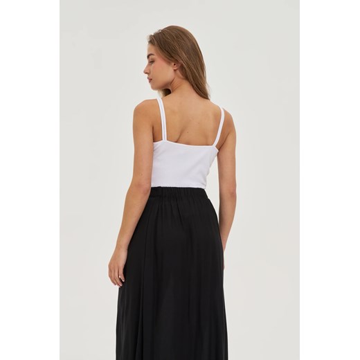 Bluzka damska Moodo.pl biała bawełniana 