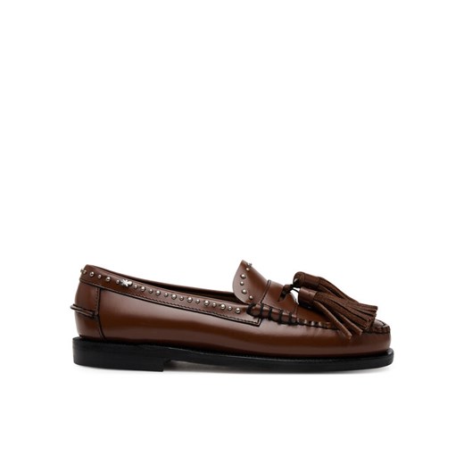 Weekend Max Mara Lordsy 2515521014670 Bordowy ze sklepu MODIVO w kategorii Mokasyny damskie - zdjęcie 184038408
