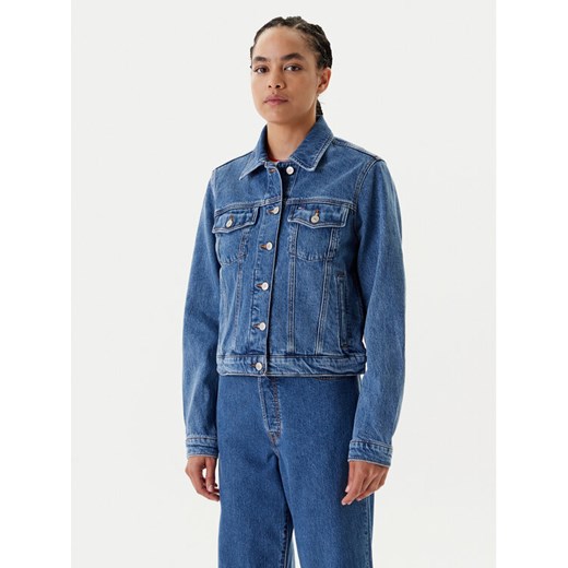 Tommy Jeans Kurtka jeansowa Classic DW0DW21414 Niebieski Regular Fit ze sklepu MODIVO w kategorii Kurtki damskie - zdjęcie 184038479