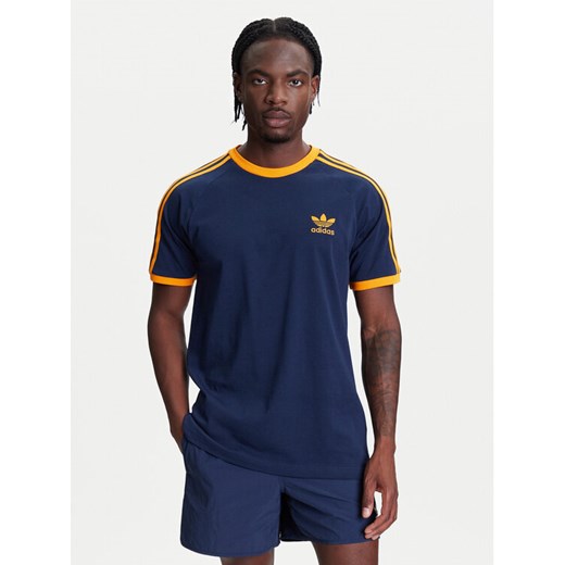 adidas T-Shirt adicolor Classics 3-Stripes KA0472 Granatowy Slim Fit ze sklepu MODIVO w kategorii T-shirty męskie - zdjęcie 184038488