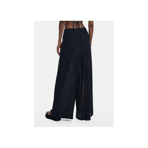 Desigual Spodnie palazzo 25SWMW02 Czarny Wide Leg Desigual XL MODIVO