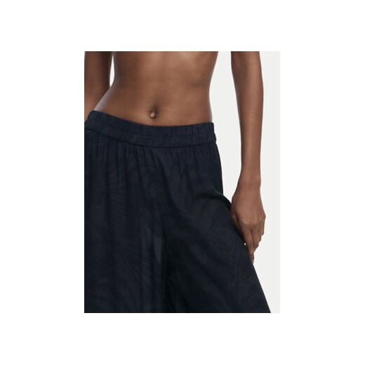Desigual Spodnie palazzo 25SWMW02 Czarny Wide Leg Desigual XL MODIVO