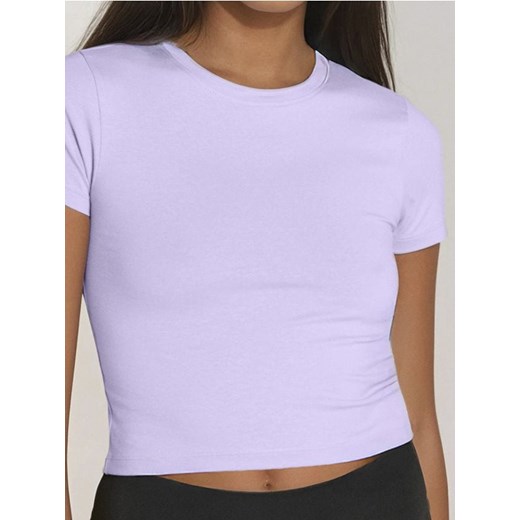 Sinsay - Crop top - fioletowy ze sklepu Sinsay w kategorii Bluzki damskie - zdjęcie 184040428