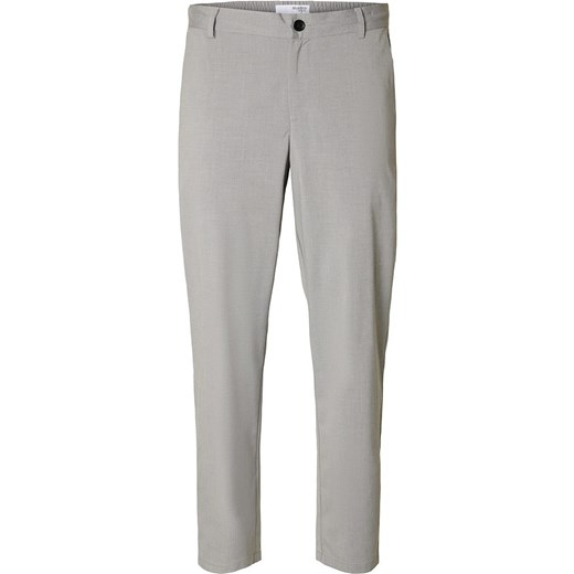 SELECTED HOMME Spodnie chino w kolorze szarym ze sklepu Limango Polska w kategorii Spodnie męskie - zdjęcie 184041747