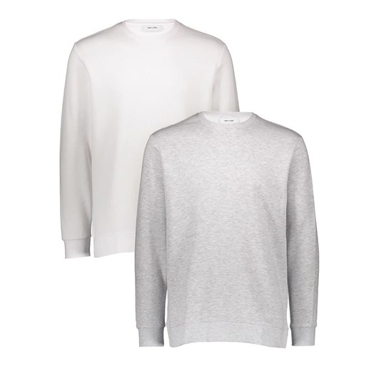 ONLY &amp; SONS Bluzy (2 szt.) w kolorze szarym i białym ze sklepu Limango Polska w kategorii Bluzy męskie - zdjęcie 184041768