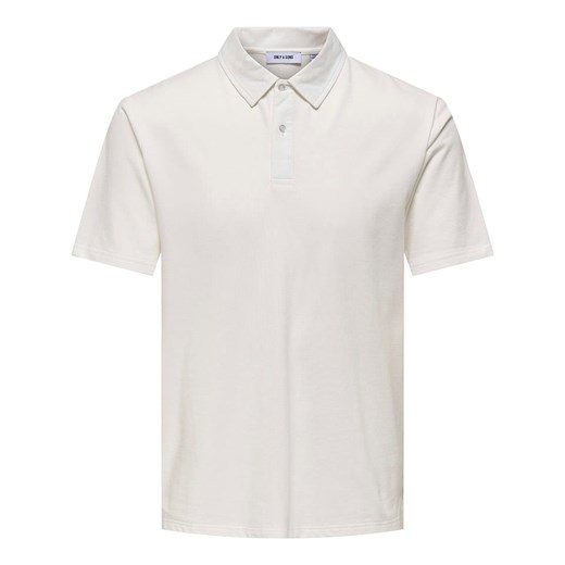 ONLY &amp; SONS Koszulka polo &quot;Gordon&quot; w kolorze białym ze sklepu Limango Polska w kategorii T-shirty męskie - zdjęcie 184041888