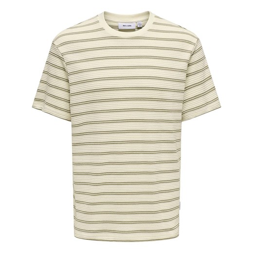 ONLY &amp; SONS Koszulka &quot;Ian&quot; w kolorze beżowym ze sklepu Limango Polska w kategorii T-shirty męskie - zdjęcie 184043136