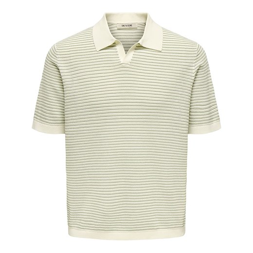 ONLY &amp; SONS Koszulka polo &quot;Kian&quot; w kolorze kremowym ze sklepu Limango Polska w kategorii T-shirty męskie - zdjęcie 184043138