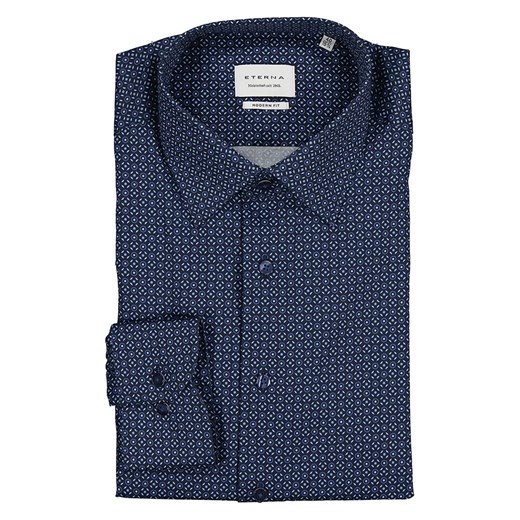 Eterna Koszula - Modern fit - w kolorze granatowym ze sklepu Limango Polska w kategorii Koszule męskie - zdjęcie 184043556
