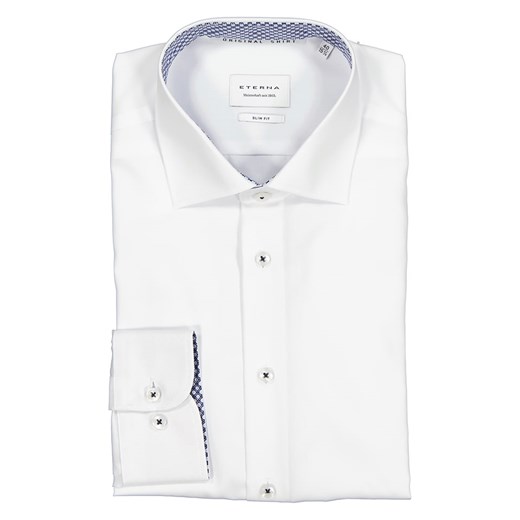 Eterna Koszula - Slim fit - w kolorze białym ze sklepu Limango Polska w kategorii Koszule męskie - zdjęcie 184043558