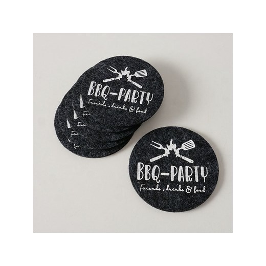 Boltze Podkładki (12 szt.) &quot;BBQ&quot; w kolorze antracytowo-szarym - 2 x 6 Boltze onesize promocyjna cena Limango Polska