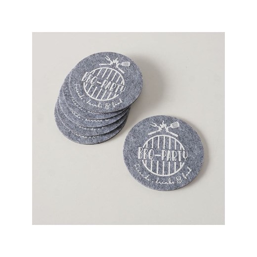 Boltze Podkładki (12 szt.) &quot;BBQ&quot; w kolorze antracytowo-szarym - 2 x 6 Boltze onesize okazja Limango Polska