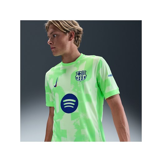 Męska koszulka piłkarska Nike Dri-FIT FC Barcelona Stadium 2024/25 (wersja trzecia) – replika - Żółty ze sklepu Nike poland w kategorii T-shirty męskie - zdjęcie 184044159