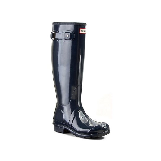 Kalosze Hunter Original Tall Gloss WFT1000RGL Granatowy ze sklepu eobuwie.pl w kategorii Kalosze damskie - zdjęcie 184044735