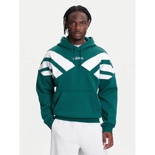 adidas Bluza Archive Cut Line JX3063 Zielony Regular Fit ze sklepu MODIVO w kategorii Bluzy męskie - zdjęcie 184045518