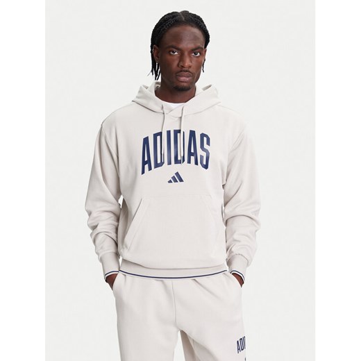 adidas Bluza Collegiate KC3872 Beżowy Regular Fit ze sklepu MODIVO w kategorii Bluzy męskie - zdjęcie 184045528