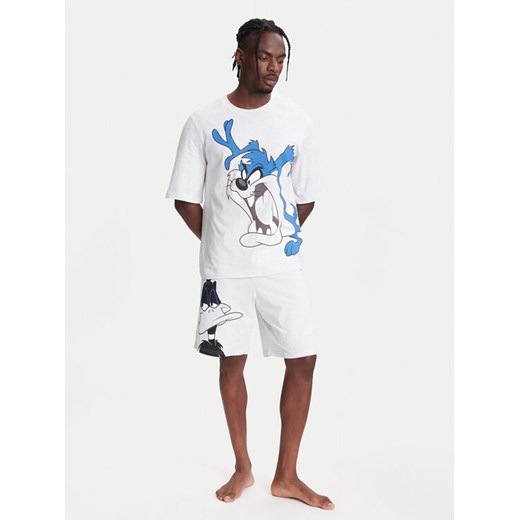 United Colors Of Benetton Piżama 30964P02V Szary Regular Fit ze sklepu MODIVO w kategorii Piżamy męskie - zdjęcie 184045629