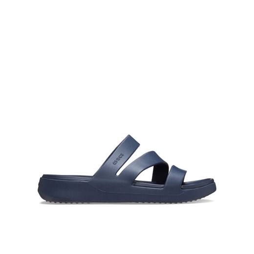 Crocs Klapki Getaway Strappy 209587 Granatowy ze sklepu MODIVO w kategorii Klapki damskie - zdjęcie 184045685