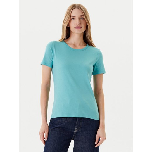 United Colors Of Benetton T-Shirt 3GA2E16A0 Zielony Regular Fit ze sklepu MODIVO w kategorii Bluzki damskie - zdjęcie 184045686