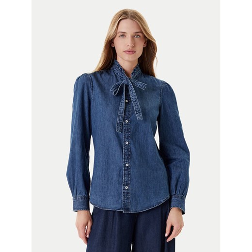 United Colors Of Benetton Koszula jeansowa 5RZKDQ0BE Niebieski Regular Fit ze sklepu MODIVO w kategorii Koszule damskie - zdjęcie 184045698