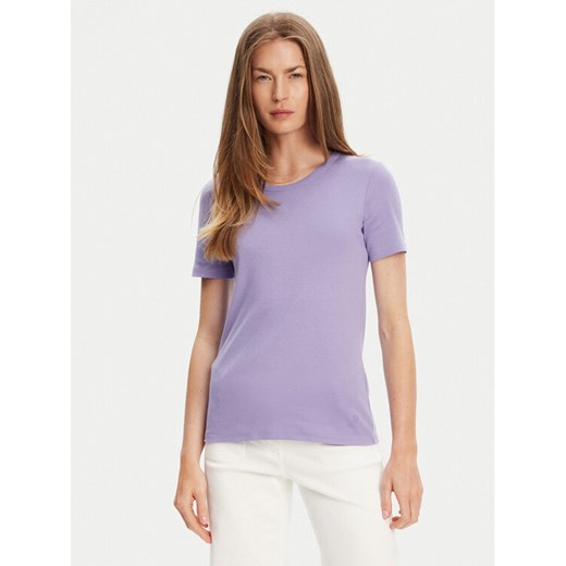 United Colors Of Benetton T-Shirt 3GA2E16A0 Fioletowy Regular Fit ze sklepu MODIVO w kategorii Bluzki damskie - zdjęcie 184045708