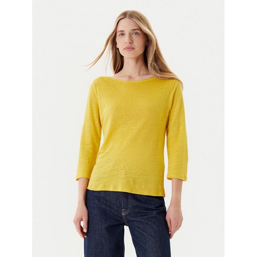United Colors Of Benetton Bluzka 37UJD109X Żółty Regular Fit ze sklepu MODIVO w kategorii Bluzki damskie - zdjęcie 184045746