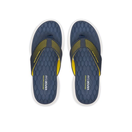 Skechers Japonki Vapor Foam Sandal-Sayto 232894/NVYL Granatowy ze sklepu MODIVO w kategorii Klapki męskie - zdjęcie 184045805