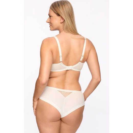 Gaia majtki brazyliany Aida 1284, Kolor ecru-mocca, Rozmiar 2XL, Gaia ze sklepu Intymna w kategorii Majtki damskie - zdjęcie 184048458