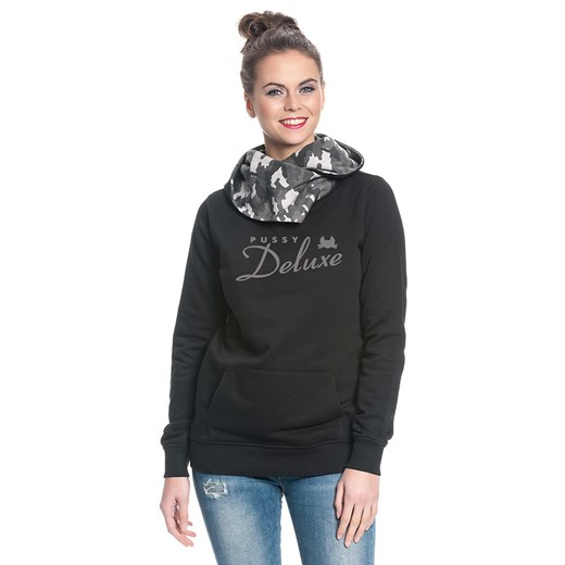 Pussy Deluxe Bluza w kolorze czarnym S wyprzedaż Limango Polska