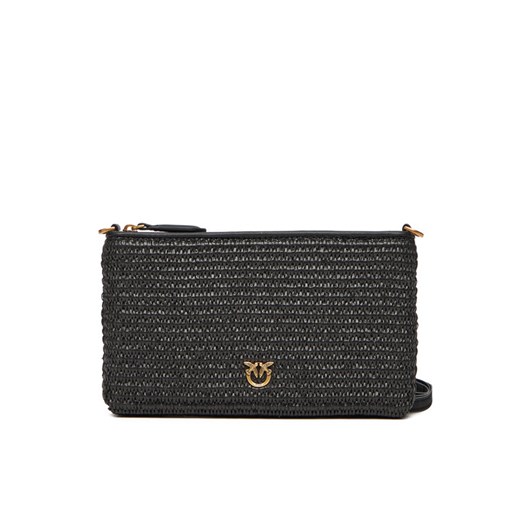 Torebka PINKO Flat Horizontal Mini PE 25 PCPL 104277 A2CF Czarny ze sklepu eobuwie.pl w kategorii Listonoszki - zdjęcie 184048635