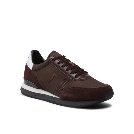 Sneakersy Trussardi 77A00473 Brązowy Trussardi 42 eobuwie.pl