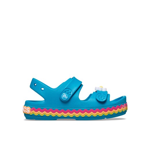Crocs Sandały Toddler Crocband Cruiser Ricrac Sandal 211032 Niebieski ze sklepu MODIVO w kategorii Sandały dziecięce - zdjęcie 184048878