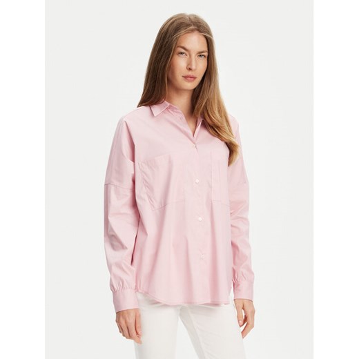 United Colors Of Benetton Koszula 54KXDQ0B2 Różowy Oversize ze sklepu MODIVO w kategorii Koszule damskie - zdjęcie 184048889