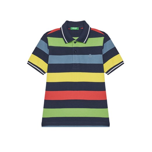 United Colors Of Benetton Polo 39QAC301T Kolorowy Regular Fit ze sklepu MODIVO w kategorii T-shirty chłopięce - zdjęcie 184048898