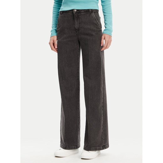 United Colors Of Benetton Jeansy 4TUT574X5 Szary Wide Leg ze sklepu MODIVO w kategorii Jeansy damskie - zdjęcie 184048908