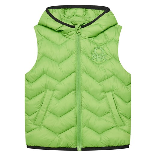 United Colors Of Benetton Kamizelka 2TWDGJ00G Zielony Regular Fit ze sklepu MODIVO w kategorii Kamizelki chłopięce - zdjęcie 184048927