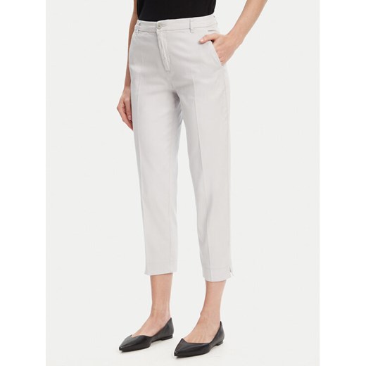 United Colors Of Benetton Chinosy 4CDR558R5 Szary Slim Fit ze sklepu MODIVO w kategorii Spodnie damskie - zdjęcie 184048947