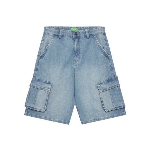 United Colors Of Benetton Szorty jeansowe 4KEHC9041 Niebieski Regular Fit ze sklepu MODIVO w kategorii Spodenki chłopięce - zdjęcie 184048956