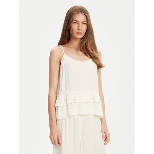United Colors Of Benetton Top 4VW95H00B Écru Relaxed Fit ze sklepu MODIVO w kategorii Bluzki damskie - zdjęcie 184048957
