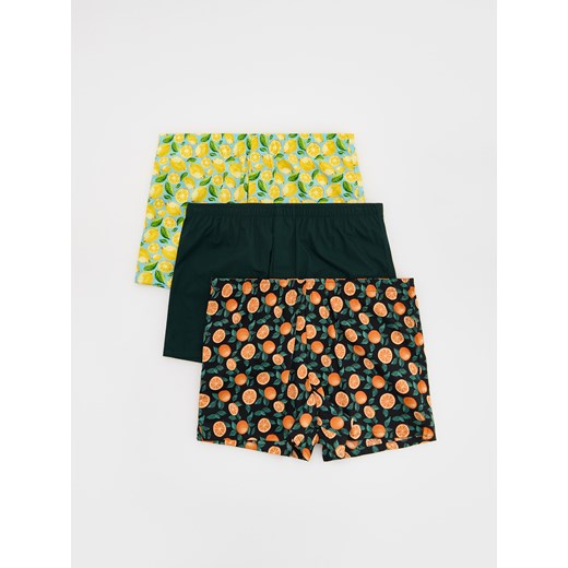 Reserved - 3 pack bokserek Loose - żółty ze sklepu Reserved w kategorii Majtki męskie - zdjęcie 184050599