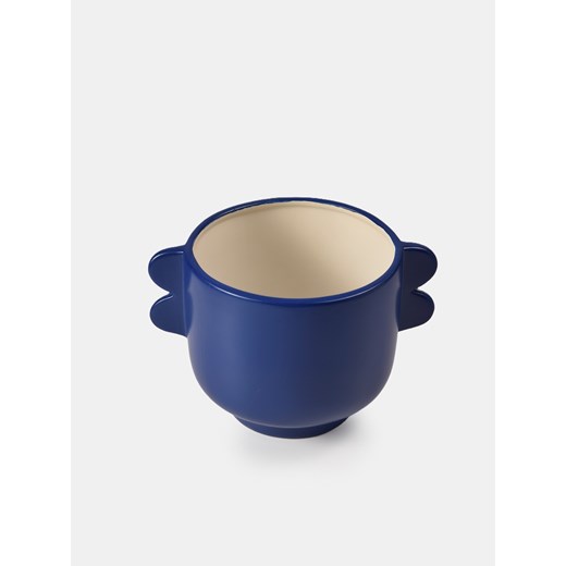 Sinsay - Doniczka z uchwytami - niebieski Sinsay One Size Sinsay