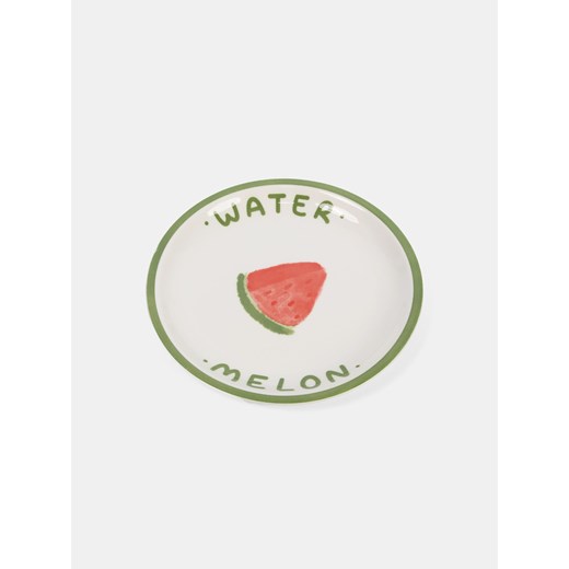 Sinsay - Talerz z owocowym motywem - biały Sinsay One Size Sinsay