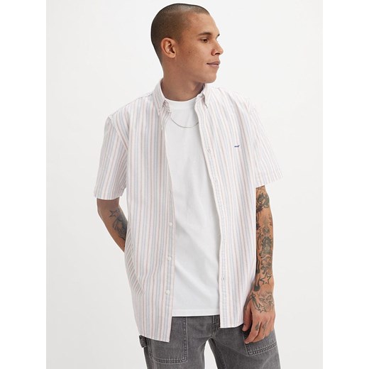 Levi&apos;s Koszula w kolorze błękitno-jasnoróżowo-białym ze sklepu Limango Polska w kategorii Koszule męskie - zdjęcie 184052426